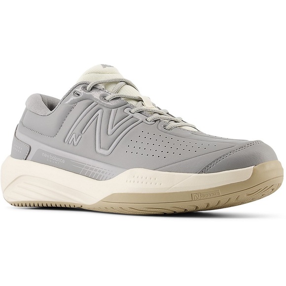 NIB - New Balance Men's 696v5 Tennis Shoes, Grey/ White - Size 11.5 - Picture 1 of 11